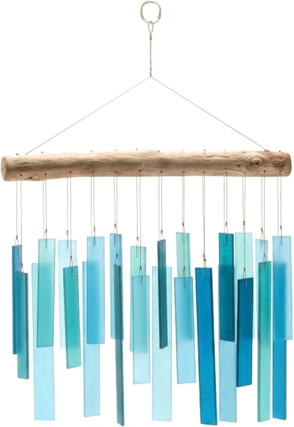 Outdoor glass wind chimes Handmade hanging wind chimes, beach decorations, poolside gifts, outdoor decorations, gifts for ladies, gifts for moms, birthday gifts for ladies