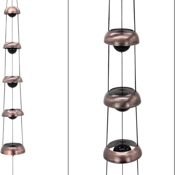 Copper Wind Chimes, Temple Wind Chimes, Feng Shui Wind Chimes, Suitable for Home, Patio, and Outdoor Decoration