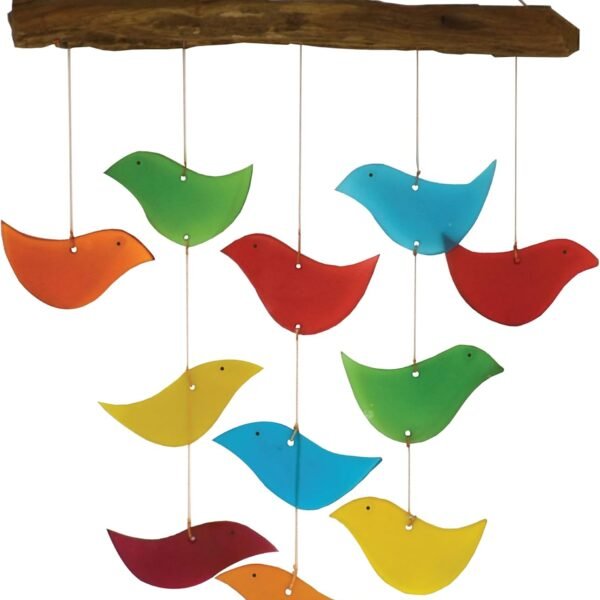 Bird shaped Driftwood Wind Chimes